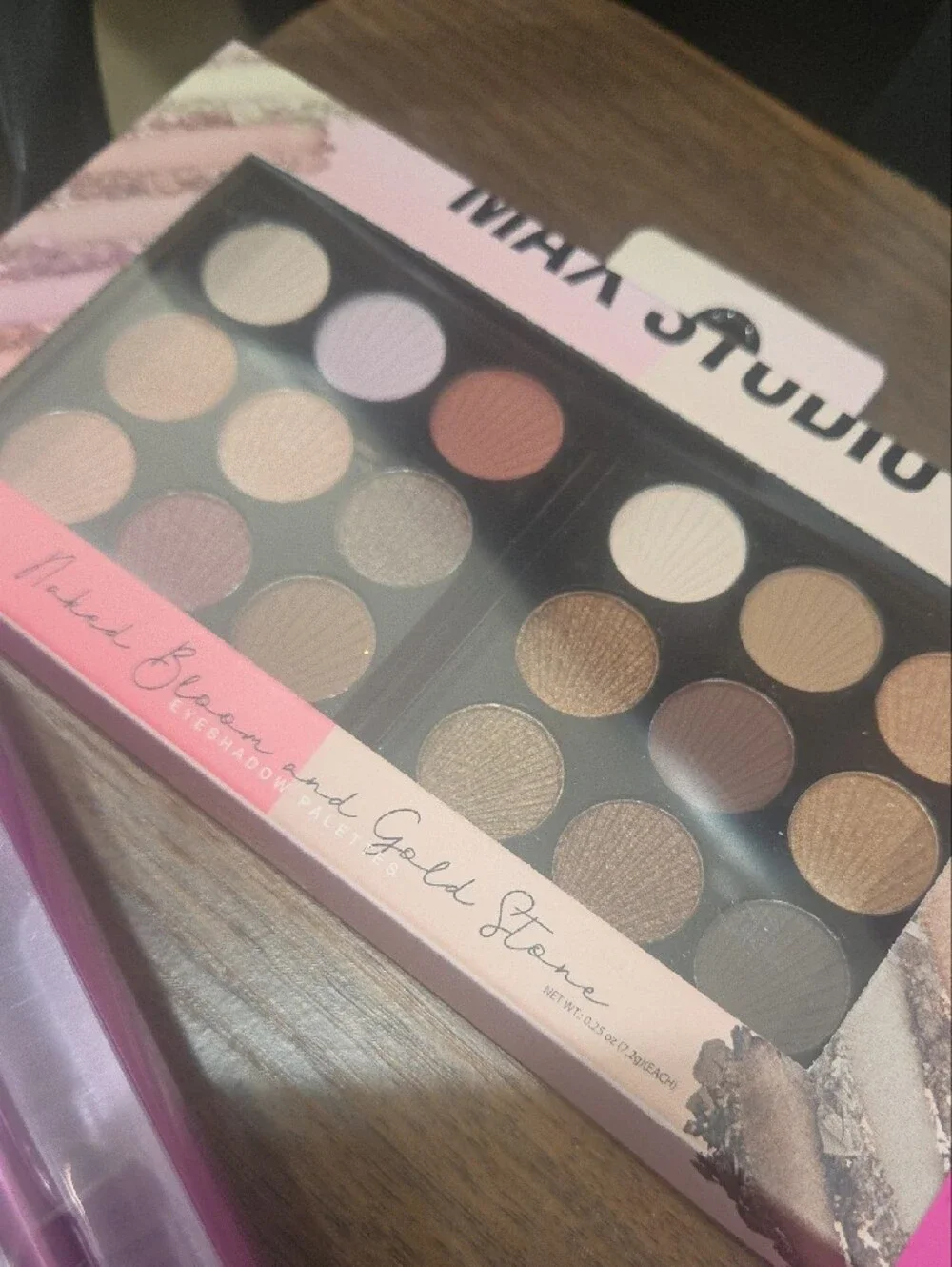 NWT 3pc Beauty Bundle Real Techniques Brushes Max Studio Eyeshadow Freeman Mask